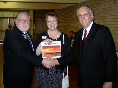 Cheryl and Buster Hall with Mayor Greg Watson.jpg