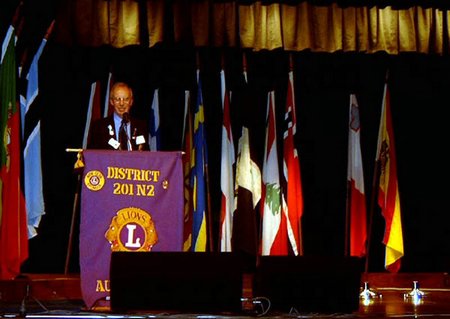 Michael opens convention.jpg